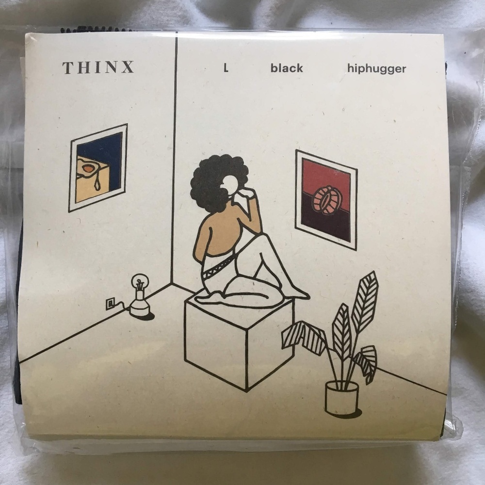 NWT Thinx Hiphugger (black)